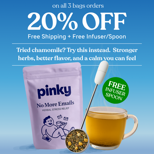 Pinky® 1 Month Supply Stress Relief Tea