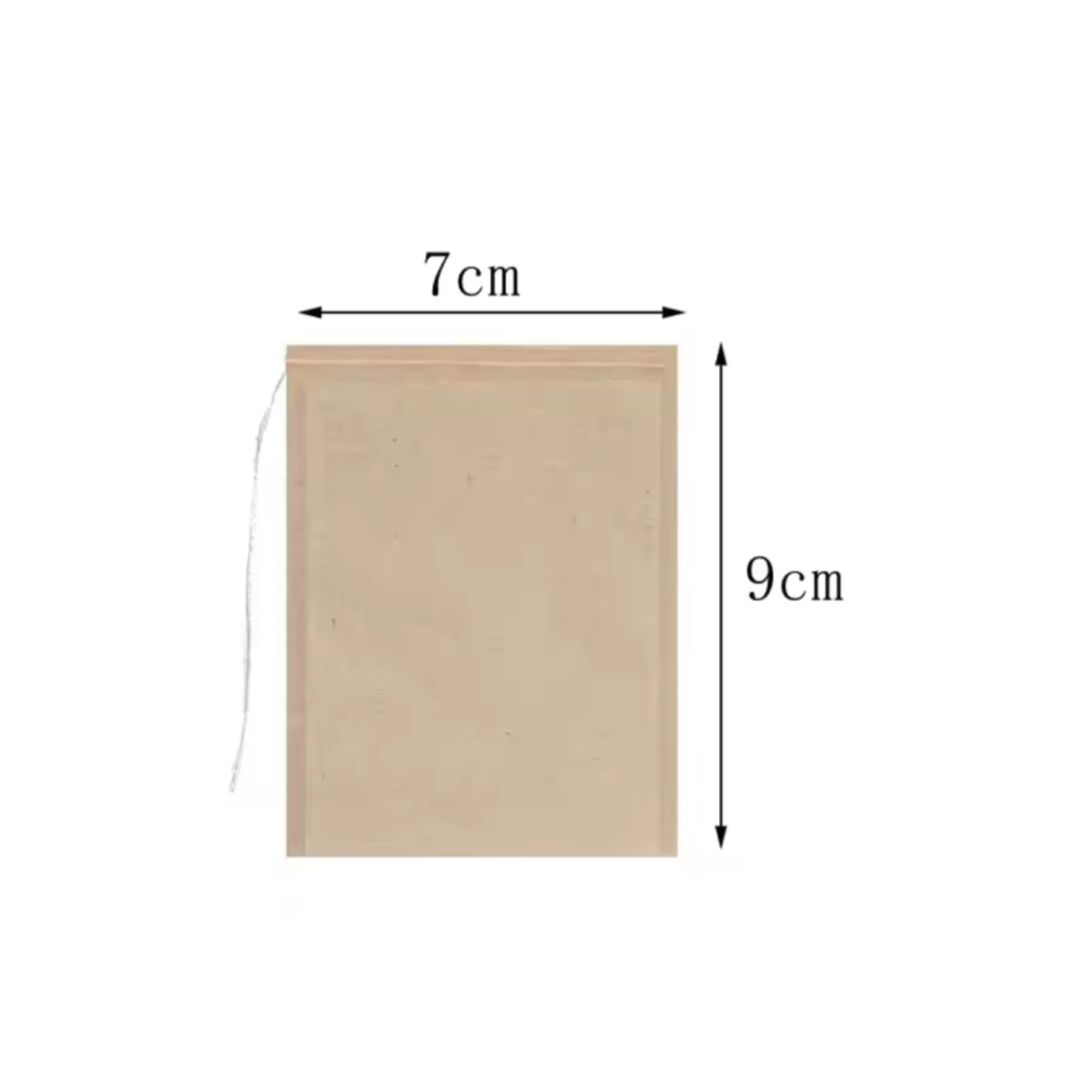 100pc Drawstring Paper Tea Bag Filters